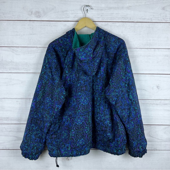 Vintage 1990s Nike Reversible Pullover Windbreaker Medium - Picture 3 of 7